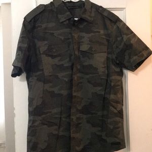 Sean John collection camo shirt